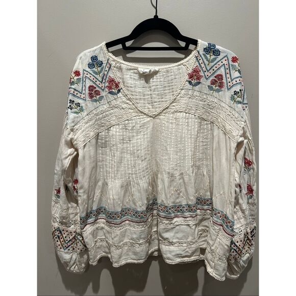 Anthropology Kayla Embroidered Blouse - Picture 4 of 11